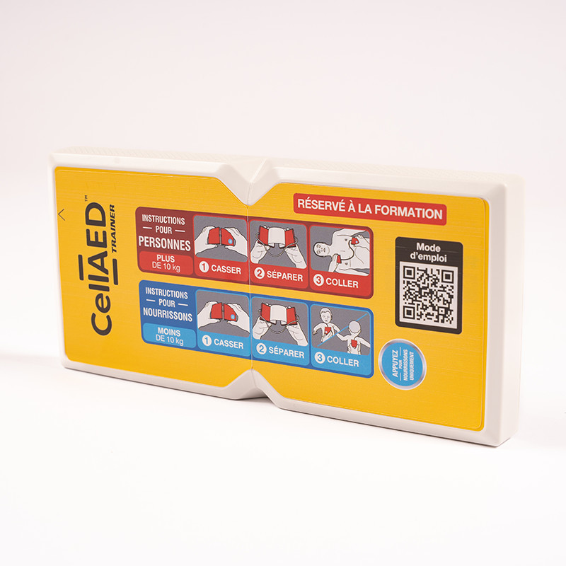 Défibrillateur de formation ultra léger et compact-CellAED